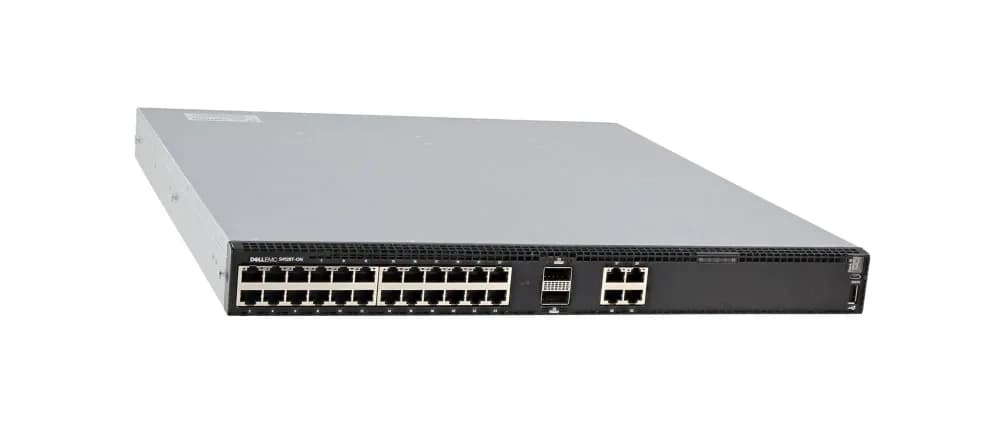 R5W3X - Dell S4128t-ON 28-Ports RJ-45 2-Ports QSFP28 L3 Switch