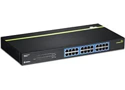 TEG-S24G - TRENDnet 24 x RJ-45 Ports 10/100/1000Base-T Layer 2 Managed Rack-mountable Gigabit Ethernet Network Switch