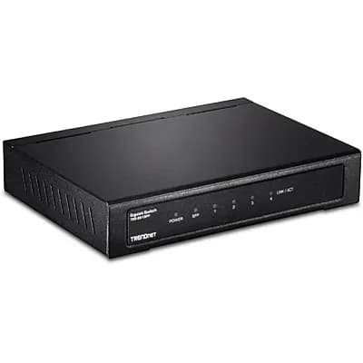 TEG-S51SFP - TRENDnet 4 x RJ-45 Ports 10/100/1000Base-T 1 x SFP Ports Layer 2 Managed Rack-mountable Gigabit Ethernet Network Switch