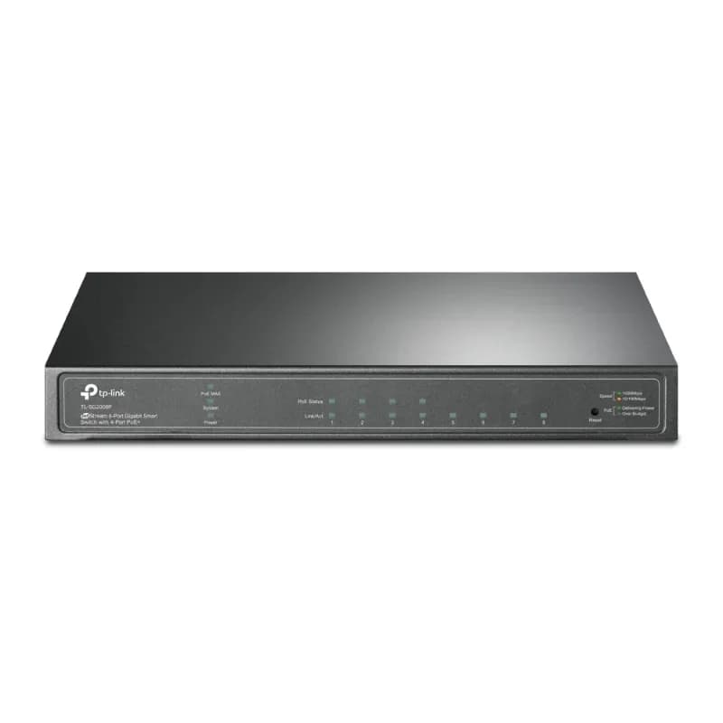 TL-SG2008P - TP-Link JetStream 8-Port Gigabit Smart Switch 4-Port PoE+
