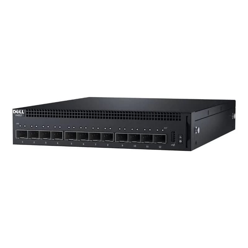 X4012 - Dell X4012 12-SFP+ Ports 10GbE L2 Managed GbE Network Switch