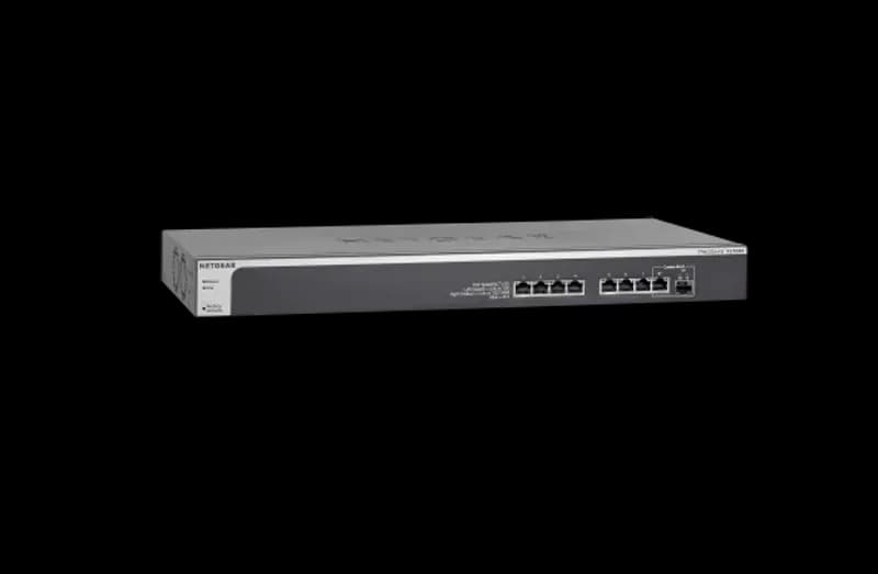 XS708EV2 - Netgear Prosafe XS708E 8 x RJ-45 Ports 10GBase-T + 1 x Combo SFP+ Port Layer 2 Managed Gigabit Ethernet Network Switch
