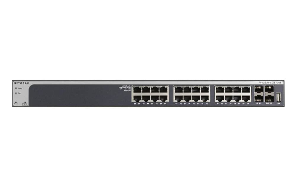 XS728T-100NES - Netgear Prosafe XS728T 28-Ports 10GbE Managed Switch
