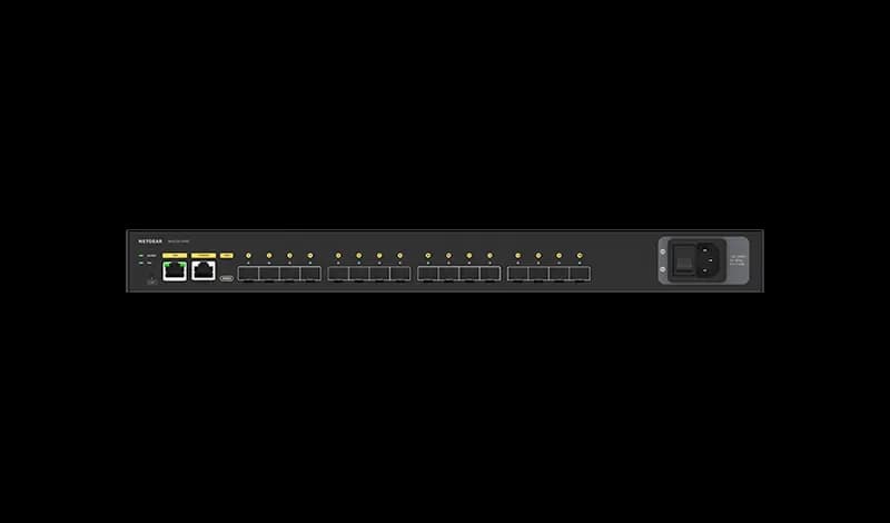XSM4216F - Netgear Prosafe M4250 Series M4250-16XF 16 x SFP+ Ports 10GBase-T Layer 3 Managed Rack-mountable Gigabit Ethernet Network Switch