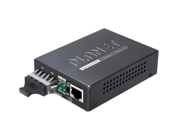GT-802S - Planet 10/100/1000Base-T to 1000LX Gigabit Media Converter