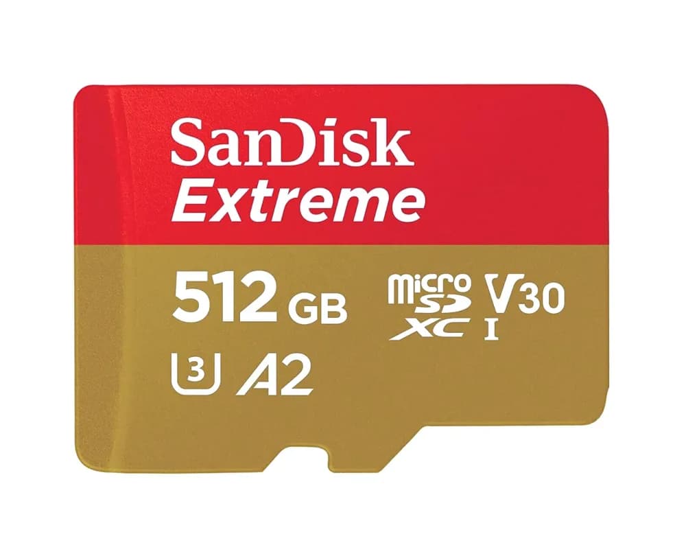 SDSQXAV-512G-GN6MA - SanDisk 512GB Extreme microSDHC Memory Card