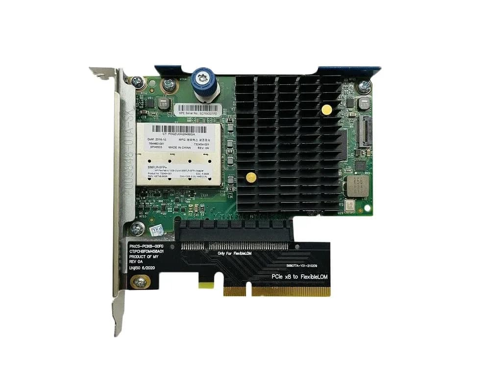 556FLR-SFP+ - HP 2 x Ports 10GbE SFP+ Network Adapter Card for Gen8-10
