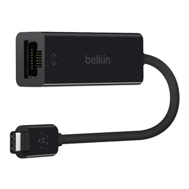 F2CU040BTBLK - Belkin USB-C to Gigabit Ethernet Adapter