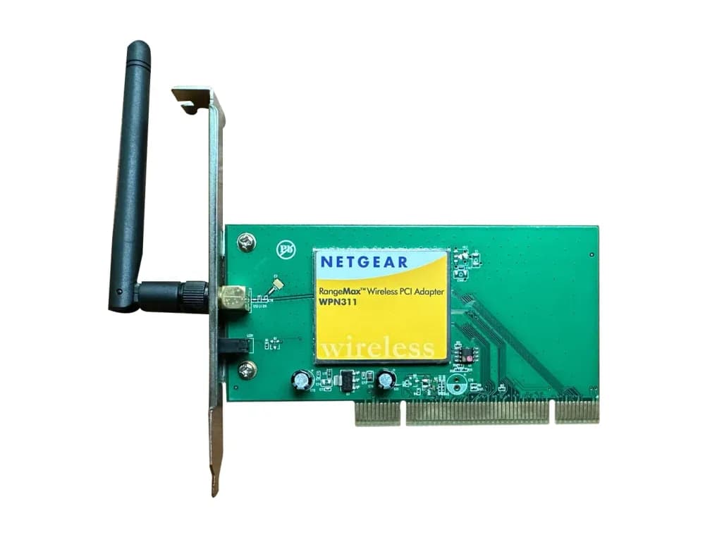 WPN311 - Netgear RangeMax WPN311 32-bit PCI Bus 108Mbit/s 802.11g 2.4GHz Wireless Network Adapter