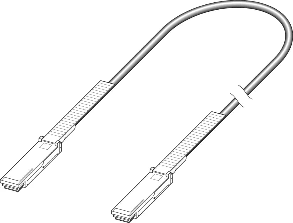 10311 - Extreme 0.5m QSFP+ to QSFP+ Passive Direct Attach Copper Cable