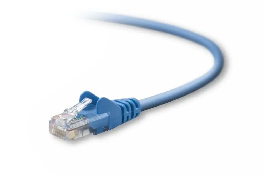A3L791-03-BLU-S - Belkin 3FT Cat5E Snagless Ethernet Patch Cable (Blue)