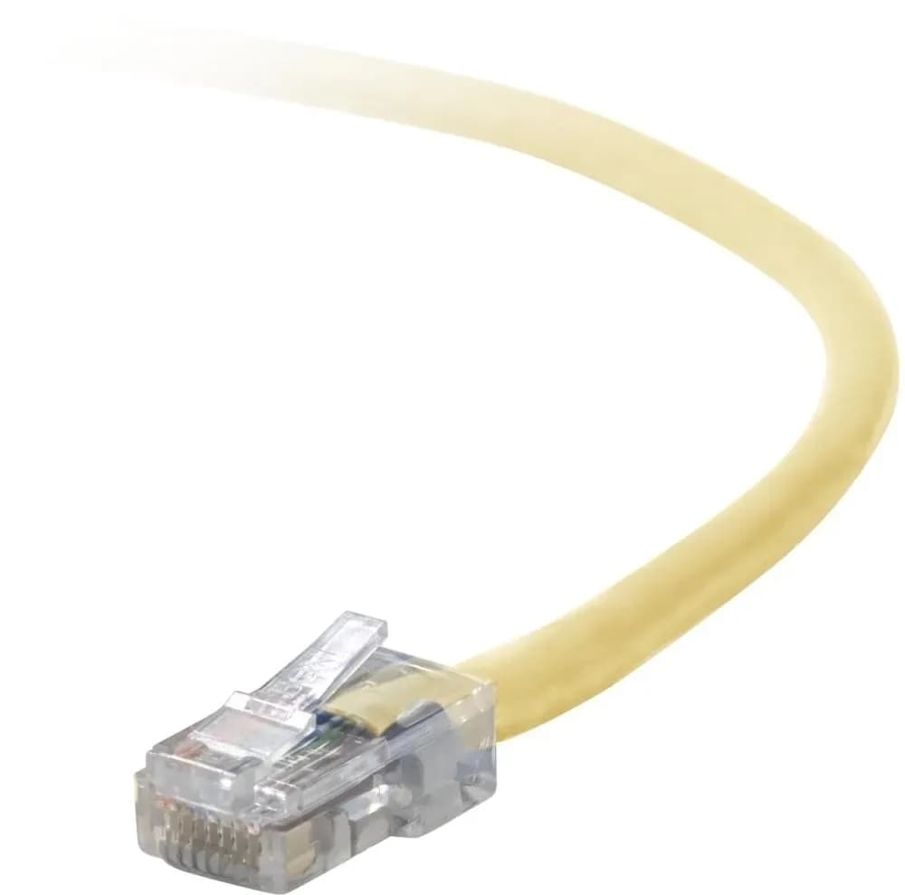A3L791-25-YLW - Belkin 25ft Cat5e RJ45 Network Patch Cable (Yellow)