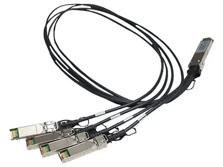 JG329A - HP FlexNetwork X240 1-Meter QSFP+ to 4 x SFP+ Connectors Direct Attach Copper Splitter Cable