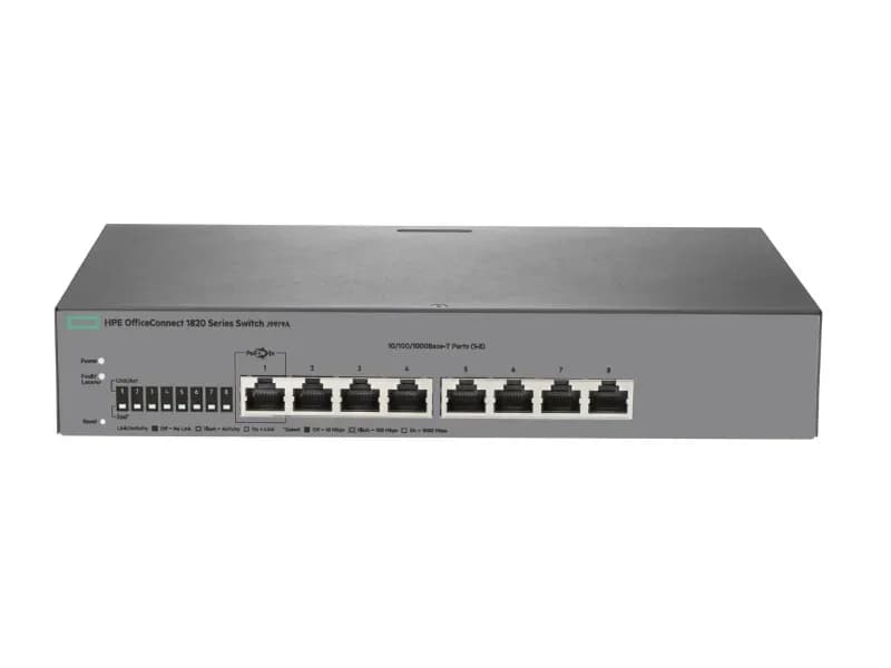 1820-8G - HP OfficeConnect 8-ports 1000Base-T + 2-ports SFP GE Switch