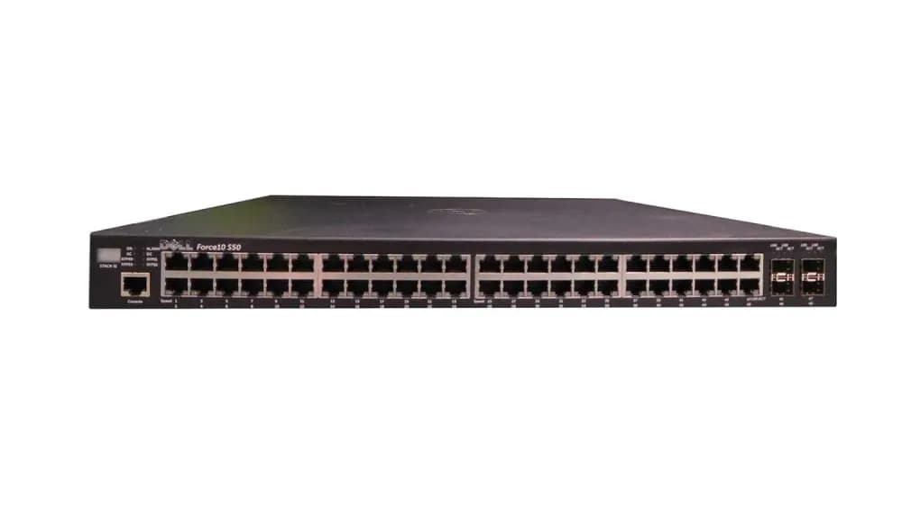1P0G6 - Dell Force10 S-Series S50 48-Ports PoE + 4-SFP Ports 1U Switch
