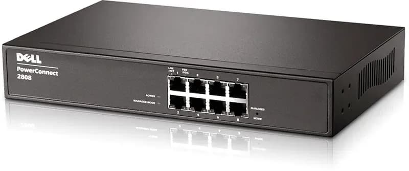 210-27775 - Dell PowerConnect 2800 Series 2808 8 x Ports 1U GE Switch