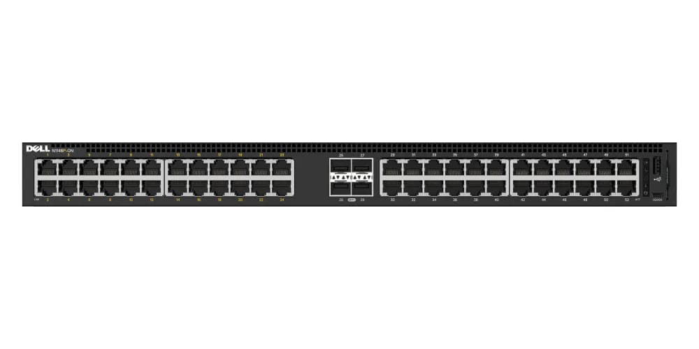 210-AJIV - Dell Power Switch N1100 N1148P-ON 48x 24-PoE+ 4-SFP+ Switch
