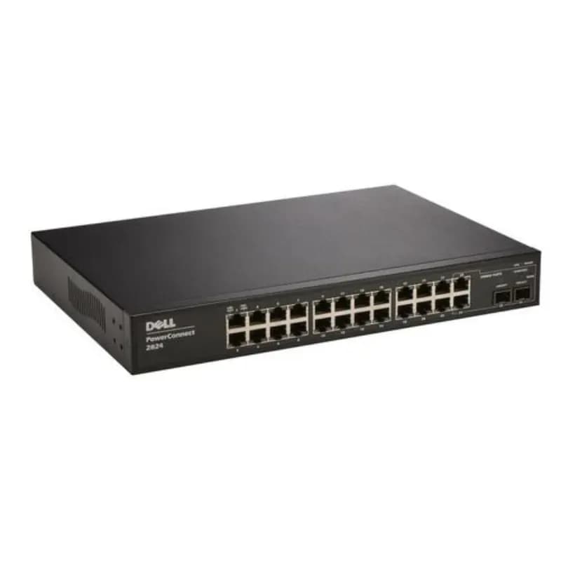 224-5880 - Dell 2824 24-Port + 2-Port SFP Layer 3 Switch