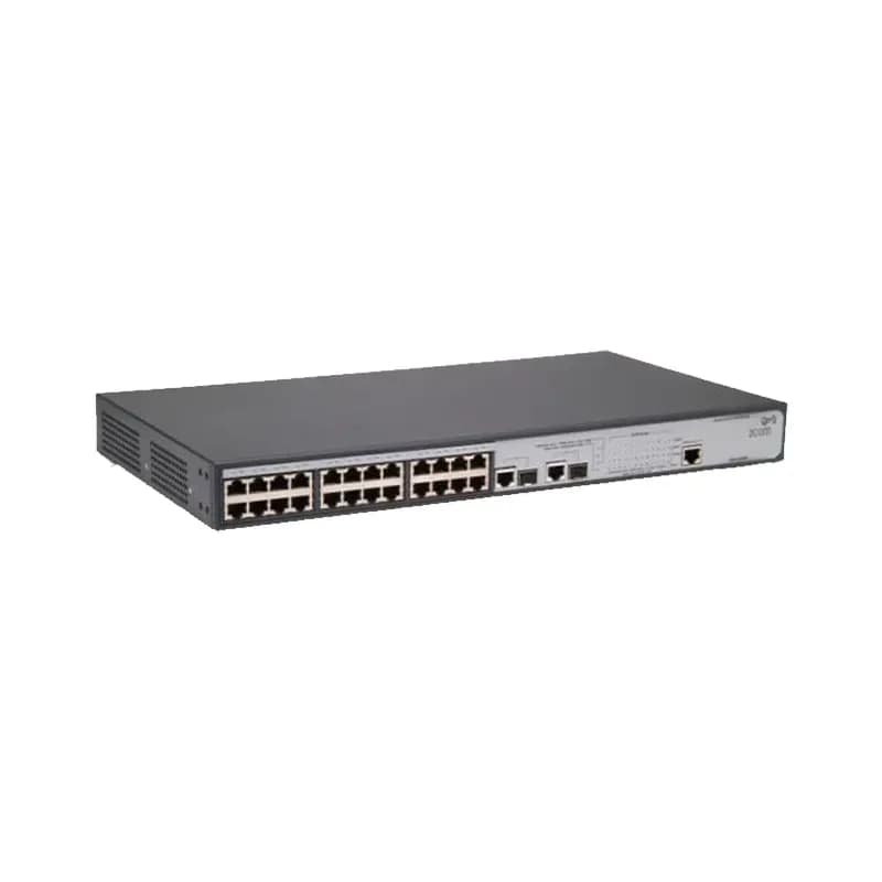 3CBLSF26H - 3Com Baseline 2226 Plus 24 x RJ-45 Ports 10/100Base-TX + 2 x Shared SFP Ports Layer2 Managed Rack-mountable Fast Ethernet Network Switch