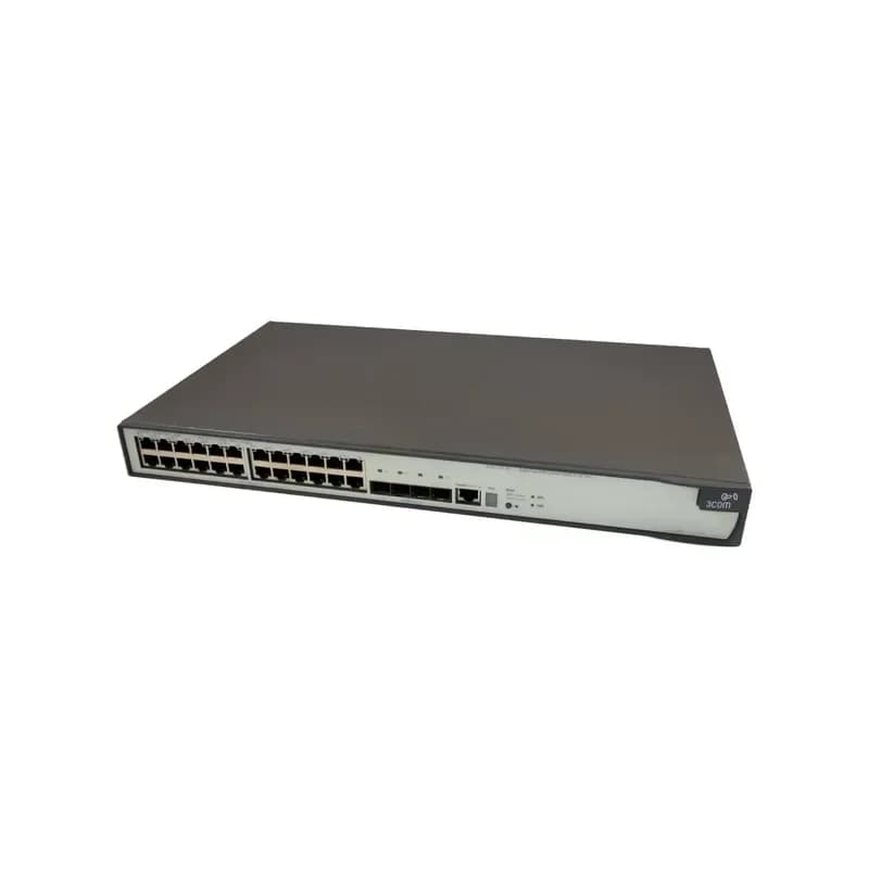 3CR17151-91 - 3Com 5500-SI 24 x RJ-45 Ports 10/100Base-TX + 4 x SFP Ports Layer 3 Managed Rack-mountable Fast Ethernet Network Switch