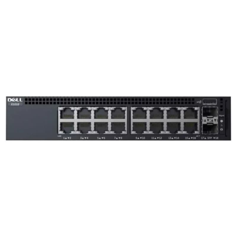 463-5910 - Dell X1018P 16-Port + 2-Port SFP Layer 2 Switch