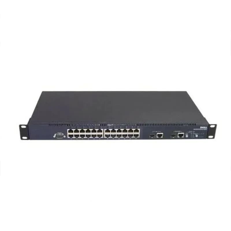 D0801 - Dell 3324 24-Port 2x SFP Port 2x Port 10/100/1000-TX Switch