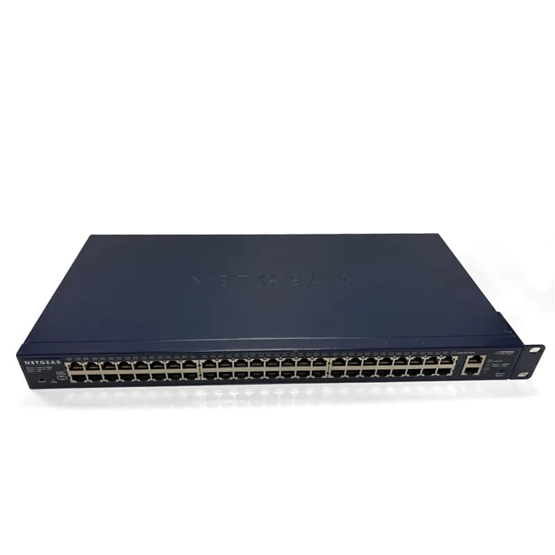 FS750T - Netgear FS750T 48 x RJ-45 Ports 10/100Base-TX + 2 x GE RJ-45 Ports Fast Ethernet Smart Network Switch