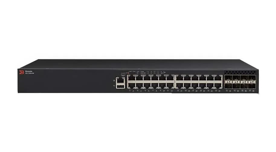ICX7250-24 - Brocade ICX 7250 24-Ports 8-ports GbE uplink Switch