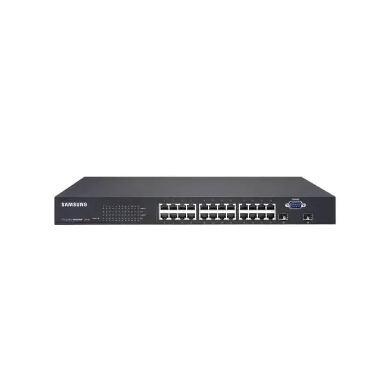 IES4024GP - Samsung 22-Ports PoE + 2 x Ports Combo RJ-45/SFP 1U Switch