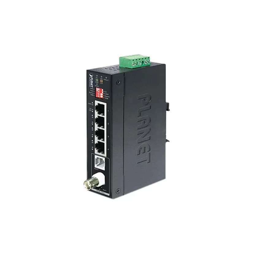 IVC-234GT - Planet 1 x Port BNC / RJ11 to 4 x Ports 10/100/1000Base-T Gigabit Ethernet UnManaged Extender Ethernet Switch