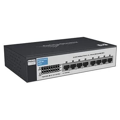 J9029AR - HP 1800-8G 8-Ports 10/100/1000Base-T L2 Managed GbE Switch
