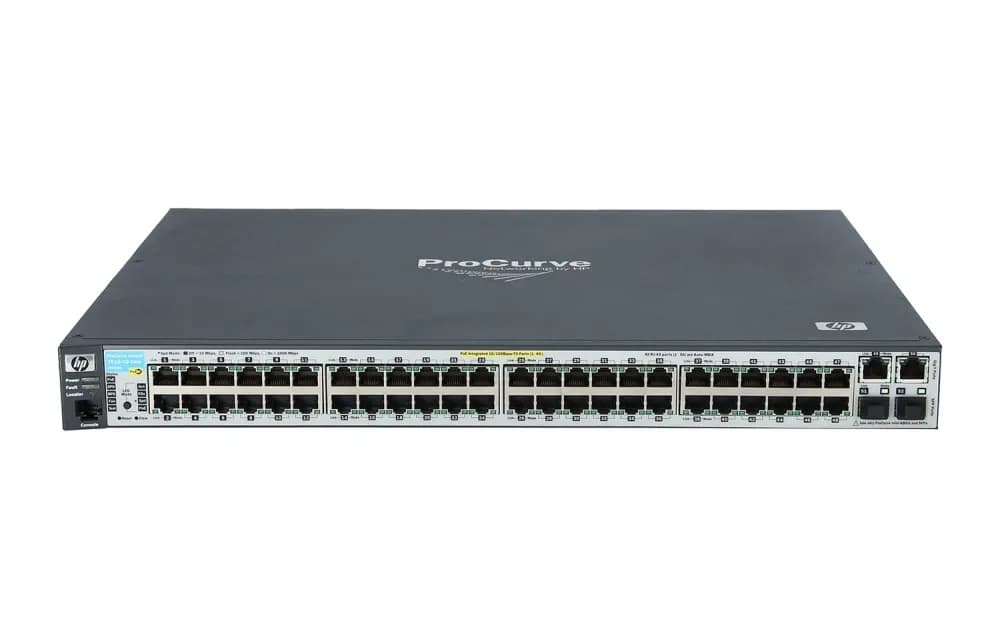 J9808A - HP 2610 2610-48 48x RJ45 2x RJ45 2x SFP miniGBIC Switch