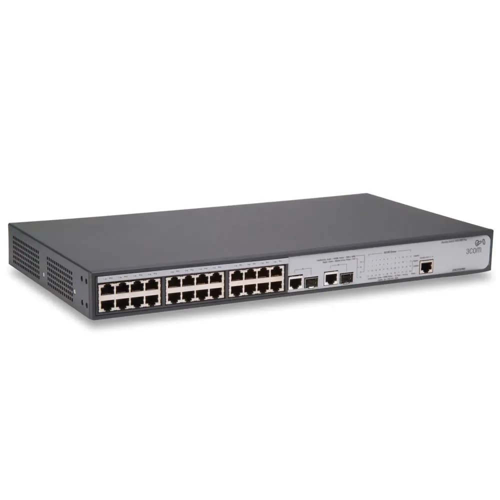 JD990A#ABA - HP V1905-24 24xPorts 10/100Base-TX/ 10/100/1000Base-T Layer-2 Managed 2xSFP Shared Gigabit Ethernet Switch