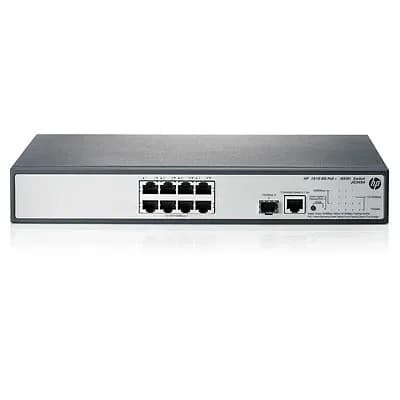 JG349AR - HP 1910-8G-PoE+ 8-Port + 1-Port SFP Layer 3 Switch