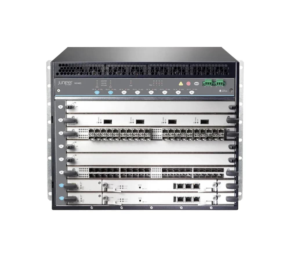 MX480BASE3-AC - Juniper MX MX480 8-Slots Expansion Switch Chassis