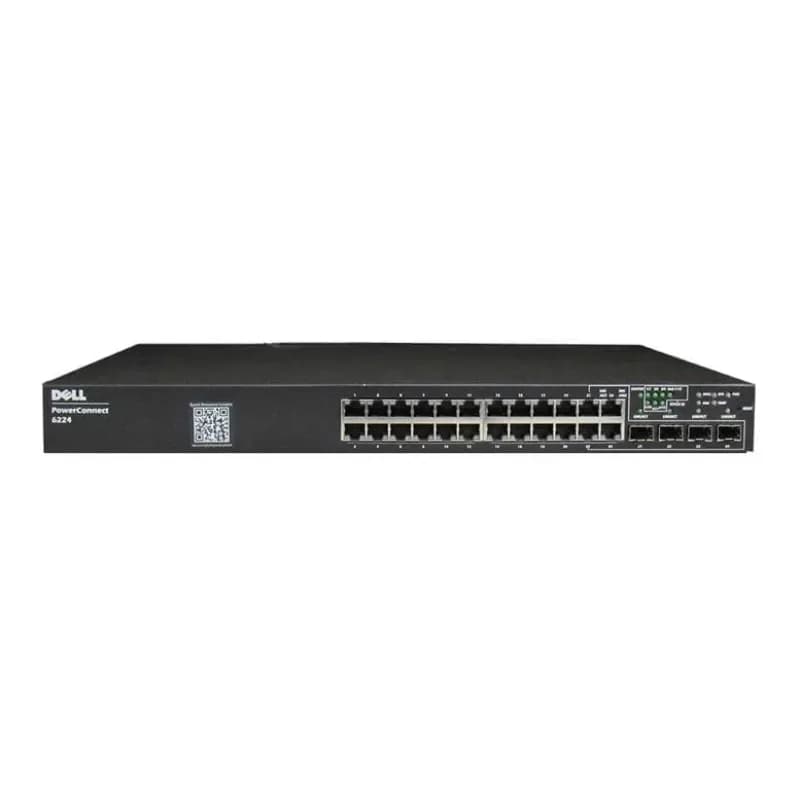 P62243N - Dell 6224 24-Port + 4-Port SFP Layer 3 Switch