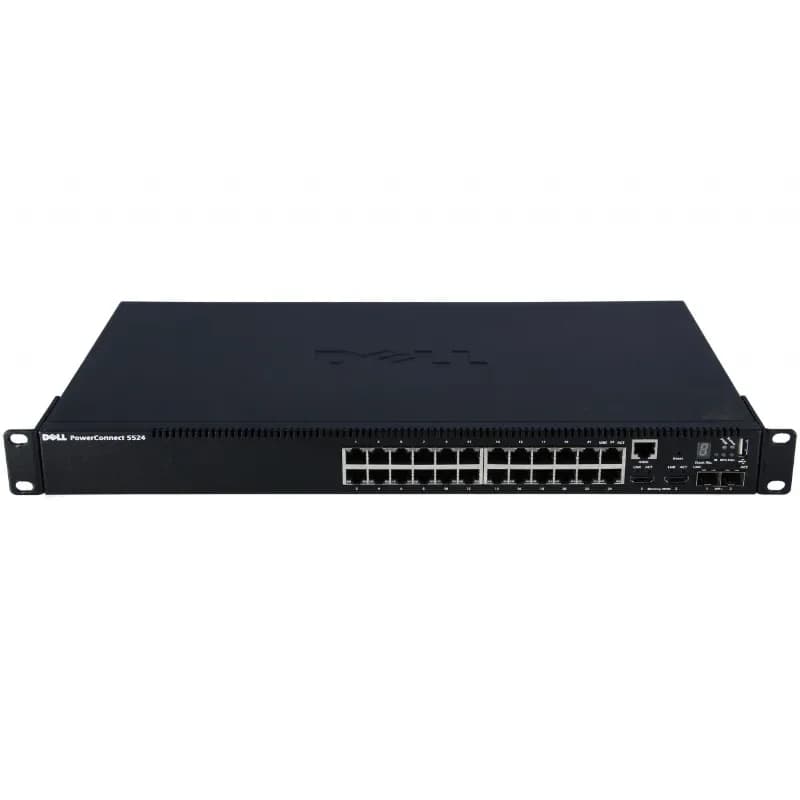 PCT5524 - Dell PowerConnect 5524 24 x Ports + 2 x SFP+ Ports 1U Switch