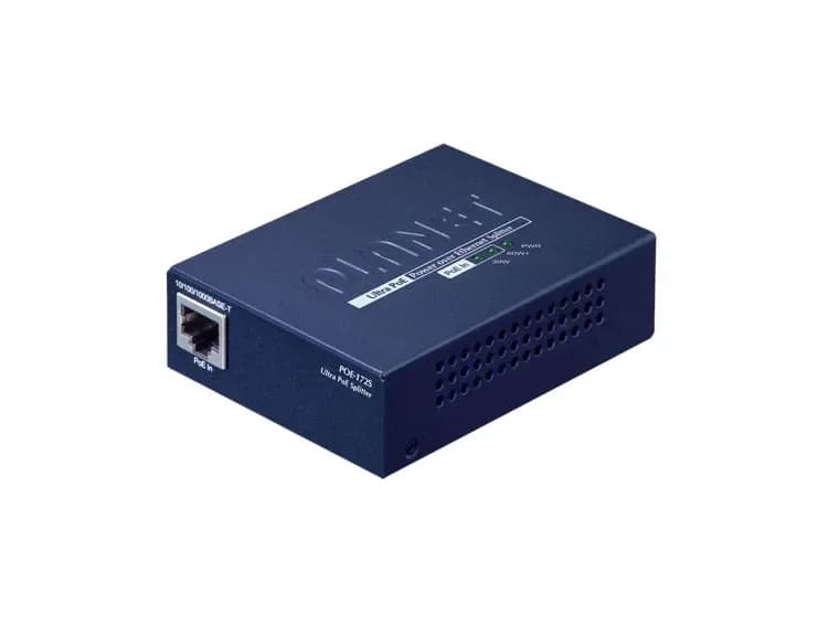 POE-172S - Planet Industrial Single Port 10/100/1000Mbps 95W Ultra PoE Splitter (12V/19V/24V)