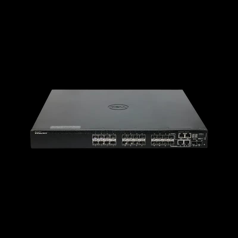 S3124F - Dell Power 24-SFP Ports 10/100/1000BSX + 2-SFP+ Ports Switch