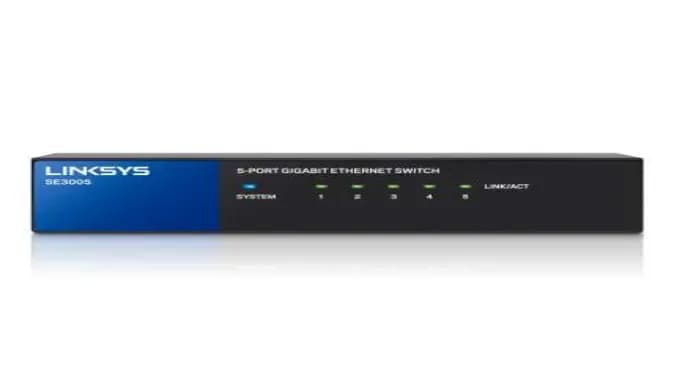 SE3005 - Linksys 5-Port Gigabit Ethernet Switch Metal Enclosure