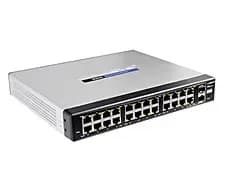 SR2024C - Linksys 24-Port Gigabit Switch + 2 Mini-GBIC Ports