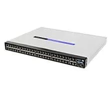 SRW248G4P - LinkSys SRW248G4P 48 x Ports 10/100Base-TX + 4 x GE RJ-45 Ports + 2 x SFP Ports Layer 4 Managed Rack-mountable Gigabit Ethernet Network Switch