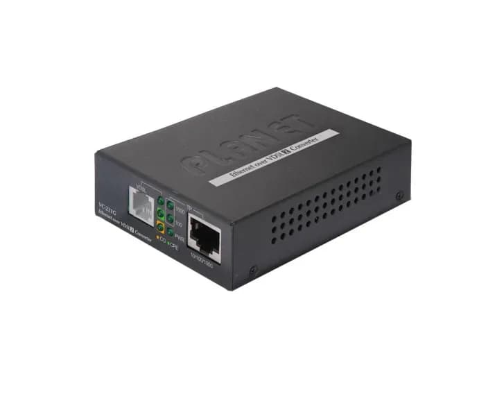 VC-231G - Planet 1 x Port 10/100/1000Base-T Ethernet to VDSL2 Converter/Bridge 30a profile w/ G.vectoring, RJ11