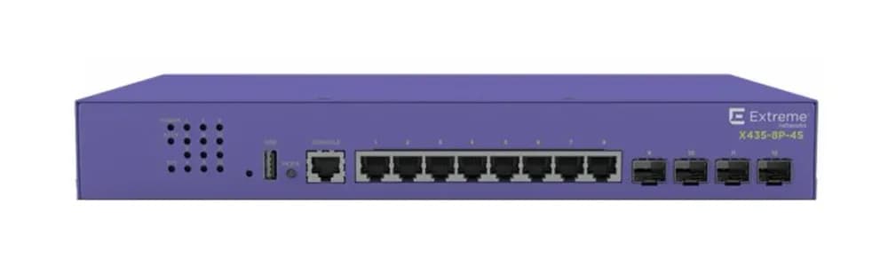 X435-8T-4S - Extreme Networks X435 8-port Switch with 4 x 1G/2.5G SFP ports
