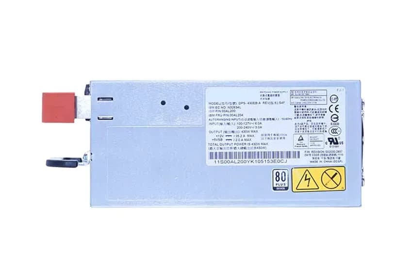 00AL204 - Lenovo 430-Watts Hot-Swappable Power Supply For X3200