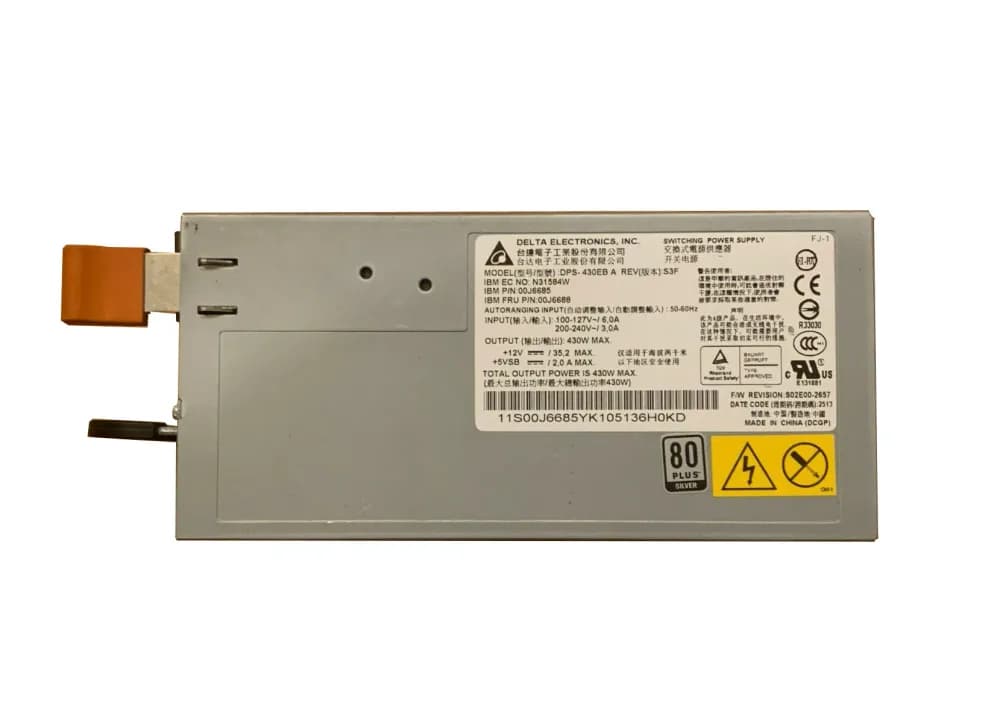 00J6688 - IBM 430-Watts Redundant Power Supply Unit x3200 M3 Server