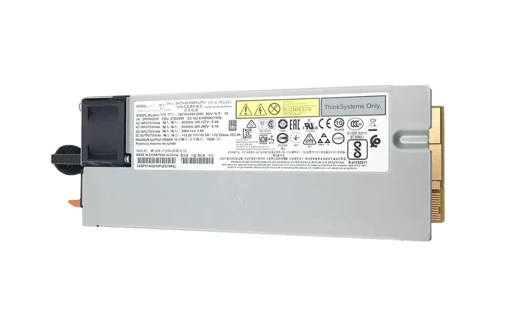 01GV265 - Lenovo 750-Watts 200-240V 4.1A Power Supply