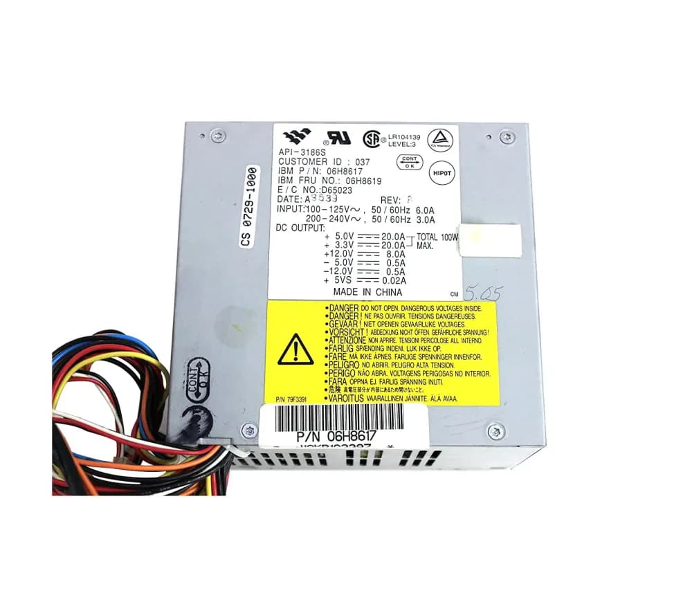 06H8617 - IBM 200-Watts Power Supply For PC6070 / PC6887