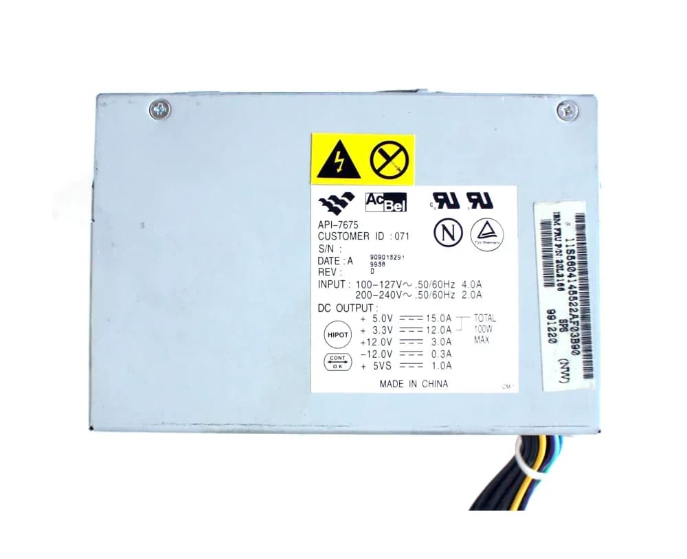 20L2166 - IBM 200-Watts ATX Power Supply For Aptiva 2139 / 2153