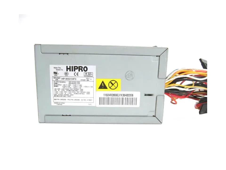 24R2669 - IBM 530-Watts 200-240V Power Supply For IntelliStation Z-Pro